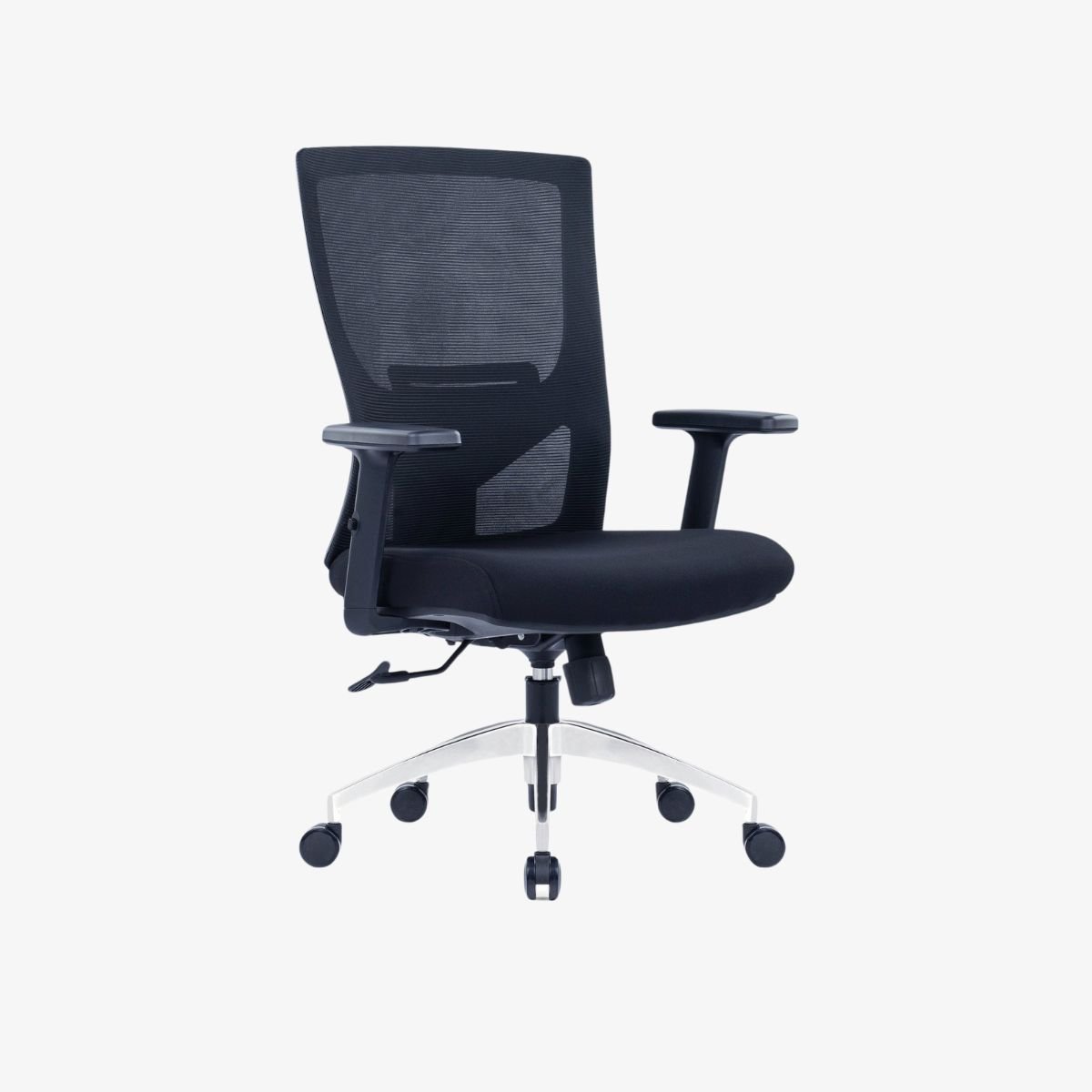 CH-229B Color: Black mesh back fabric seat Chair Size: L540*D490*Hs440(+10) *Ha610(+10) *Hb980(+10) Packing: 700*350*640 1pc/ctn OFFICE CHAIR IN DUBAI UAE